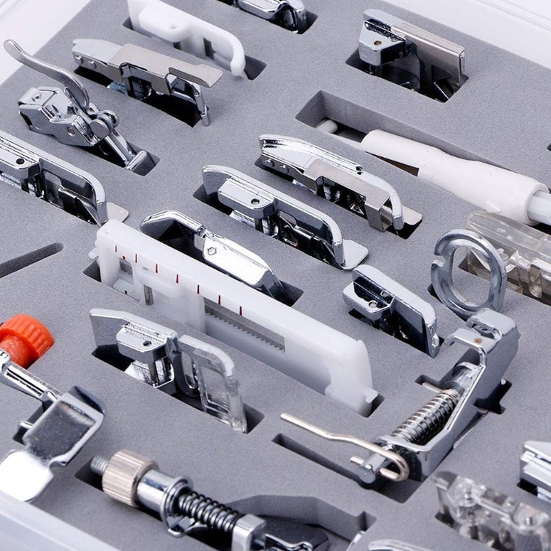 YEQIN Professional Domestic 52pcs Sewing Foot Sewing Machine Feet Presser Feet Set with Plastic Storage Box for Brother, Singer, Janome, Babylock,Toyota,New Home, and Kenmore Low Shank Sewing Machine - Image 5